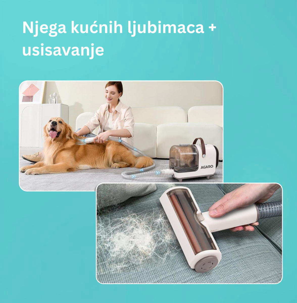 6 u 1 Usisivač za Dotjerivanje i Njegu Kućnih Ljubimaca