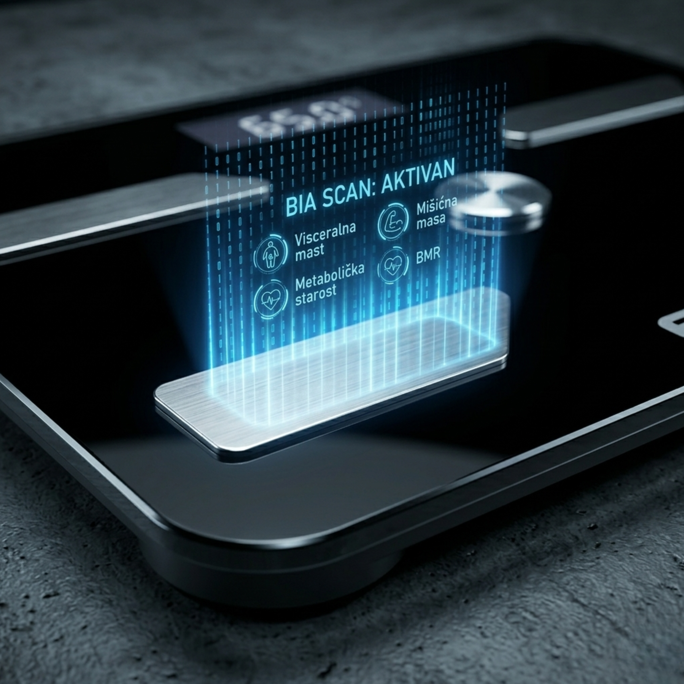 EGER Fit 2.0 Pametna Vaga: Napredna Analiza 12 Parametara Tijela (Bluetooth + Aplikacija)