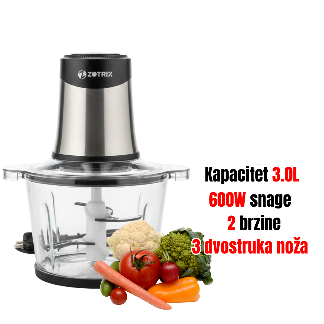 XXL Električna Sjeckalica Infinity Turbo Power 3L (3000 W)